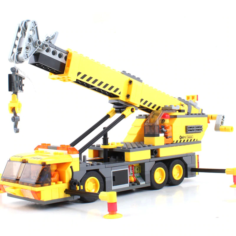 380pcs City Crane Series Building Blocks DIY Model Block Educational Toys 2019 