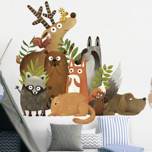 Forest Animals Wall Stickers
