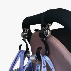 2pcs Baby Hanger Baby Bag Stroller Hooks Pram Rotate 360 Degree Cart Hook Accessories
