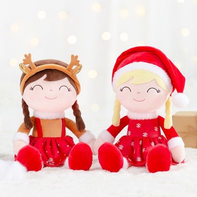 Gloveleya Plush Dolls 2020 Christmas Dolls Baby PlushToys Limited Edition Christmas GIfts Cloth Dolls for Baby